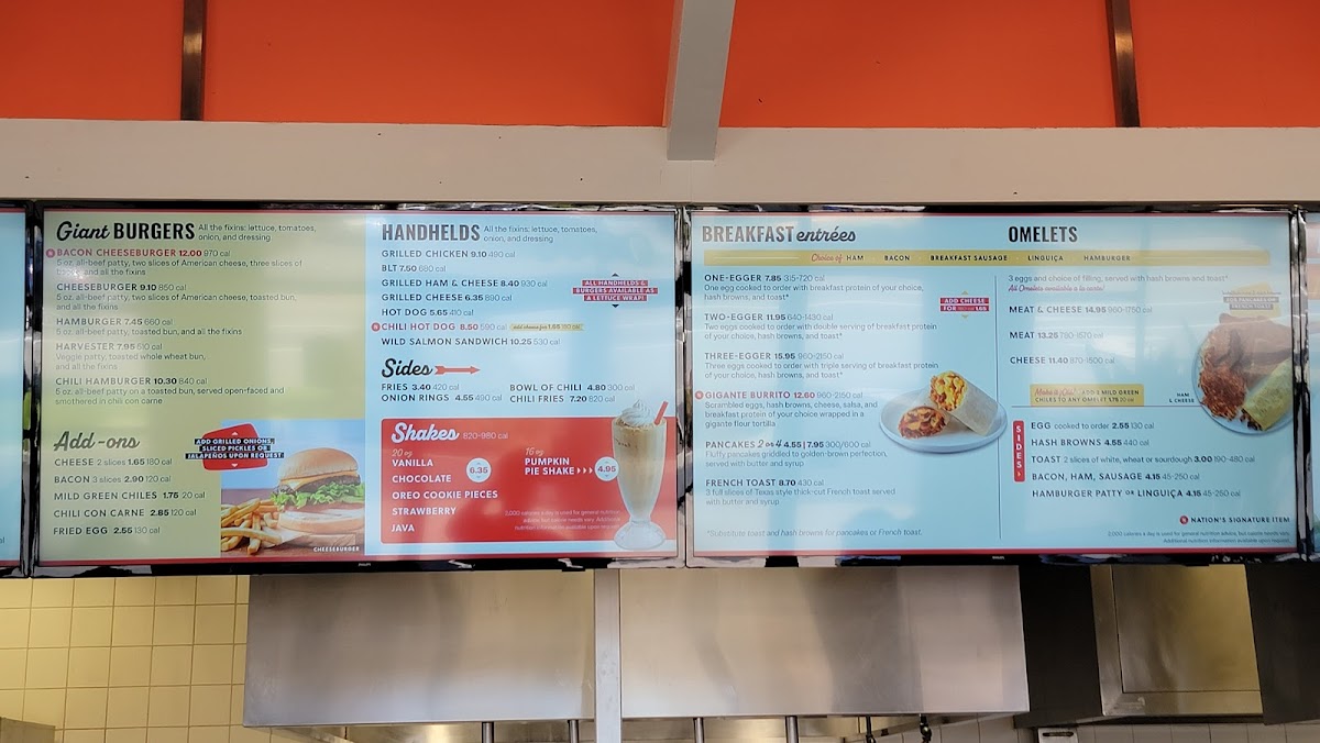 Nation's Giant Hamburgers Menu - Image 6